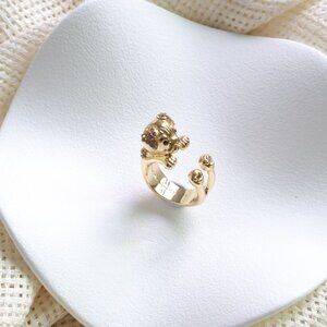 Kate Spade Puppy Wrap Ring #7